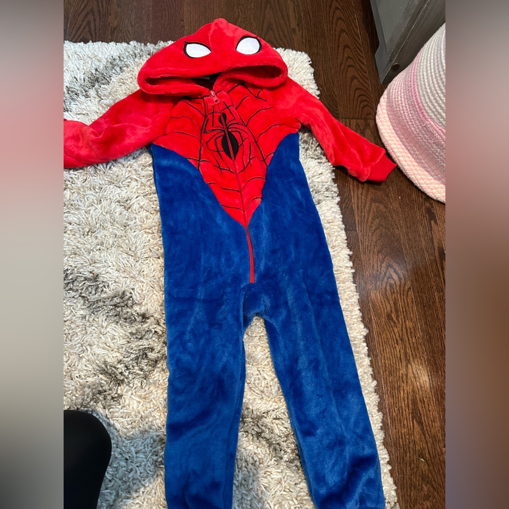 Spiderman fleece onsie costume 4T
